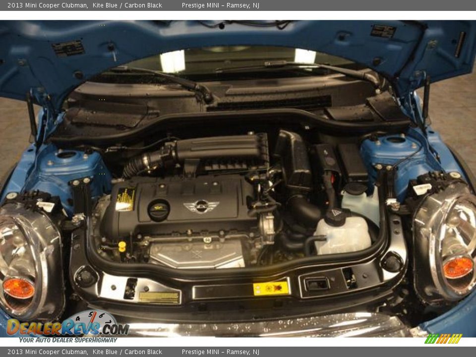 2013 Mini Cooper Clubman Kite Blue / Carbon Black Photo #30