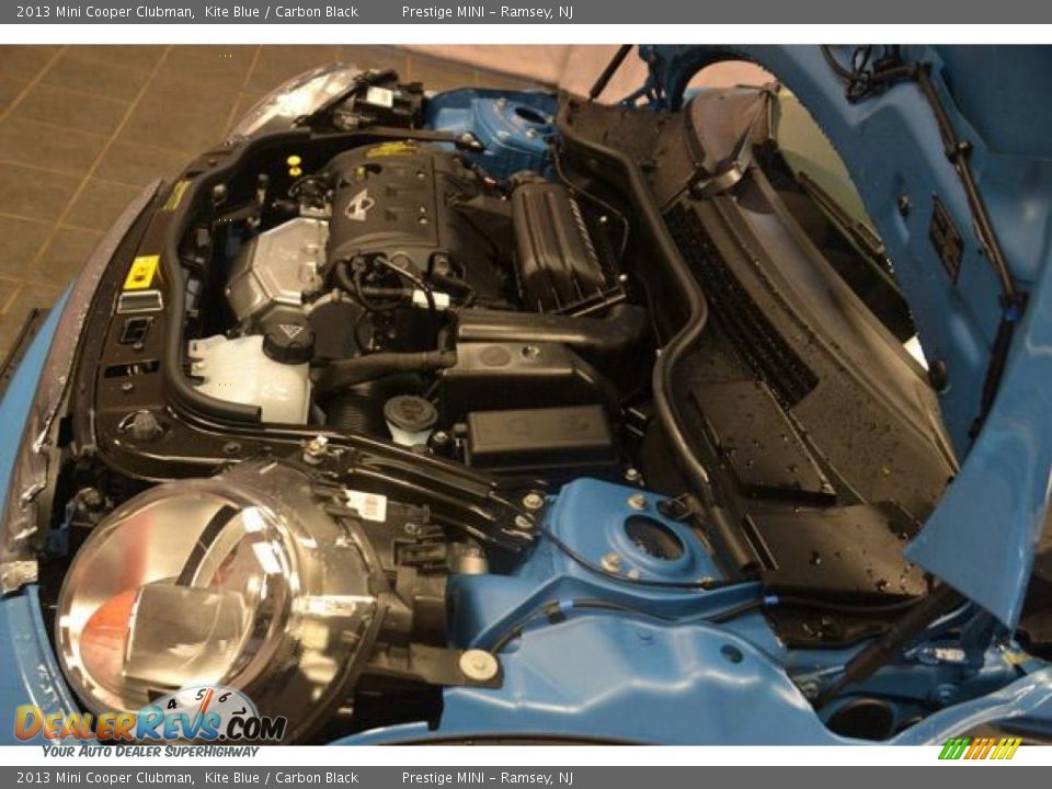 2013 Mini Cooper Clubman Kite Blue / Carbon Black Photo #31