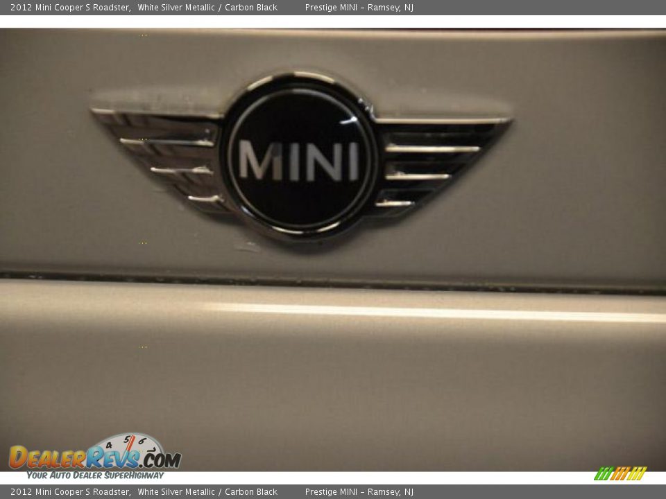 2012 Mini Cooper S Roadster White Silver Metallic / Carbon Black Photo #11