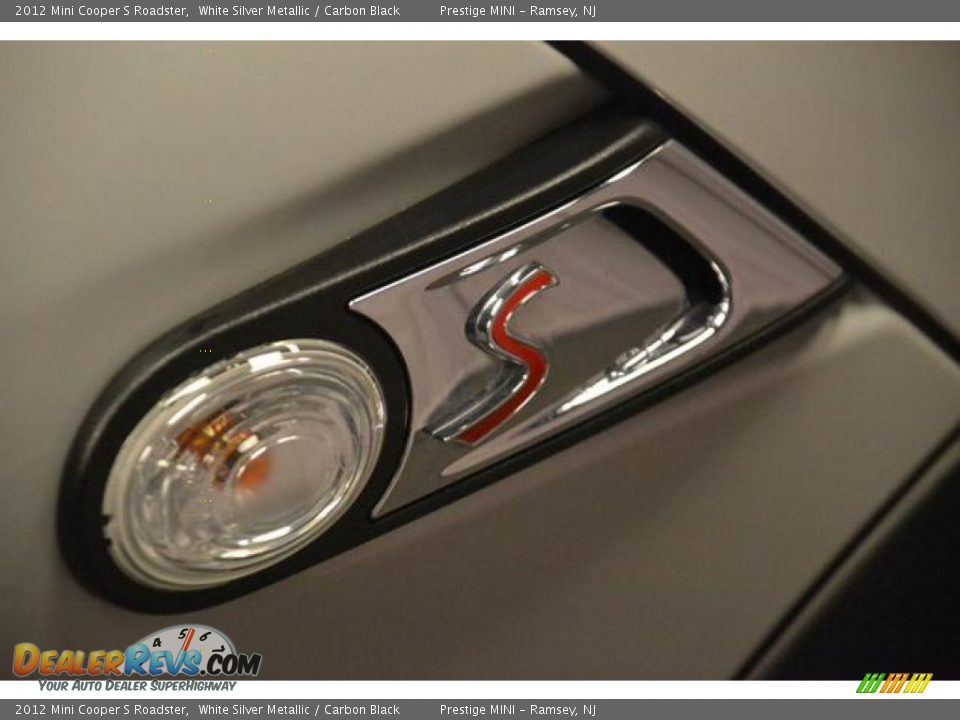 2012 Mini Cooper S Roadster White Silver Metallic / Carbon Black Photo #29
