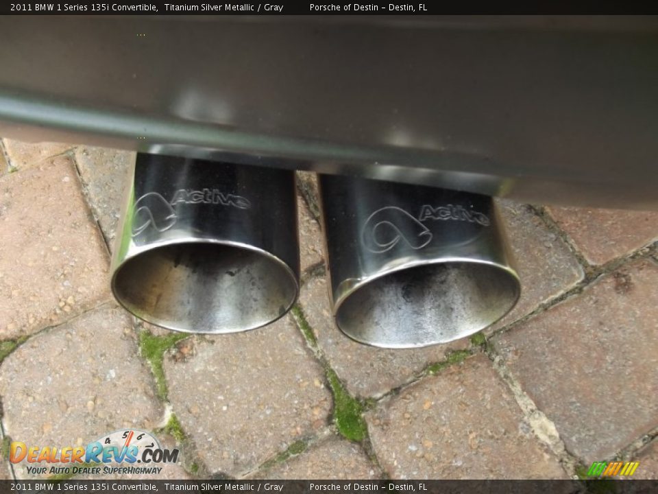 2011 BMW 1 Series 135i Convertible Titanium Silver Metallic / Gray Photo #4