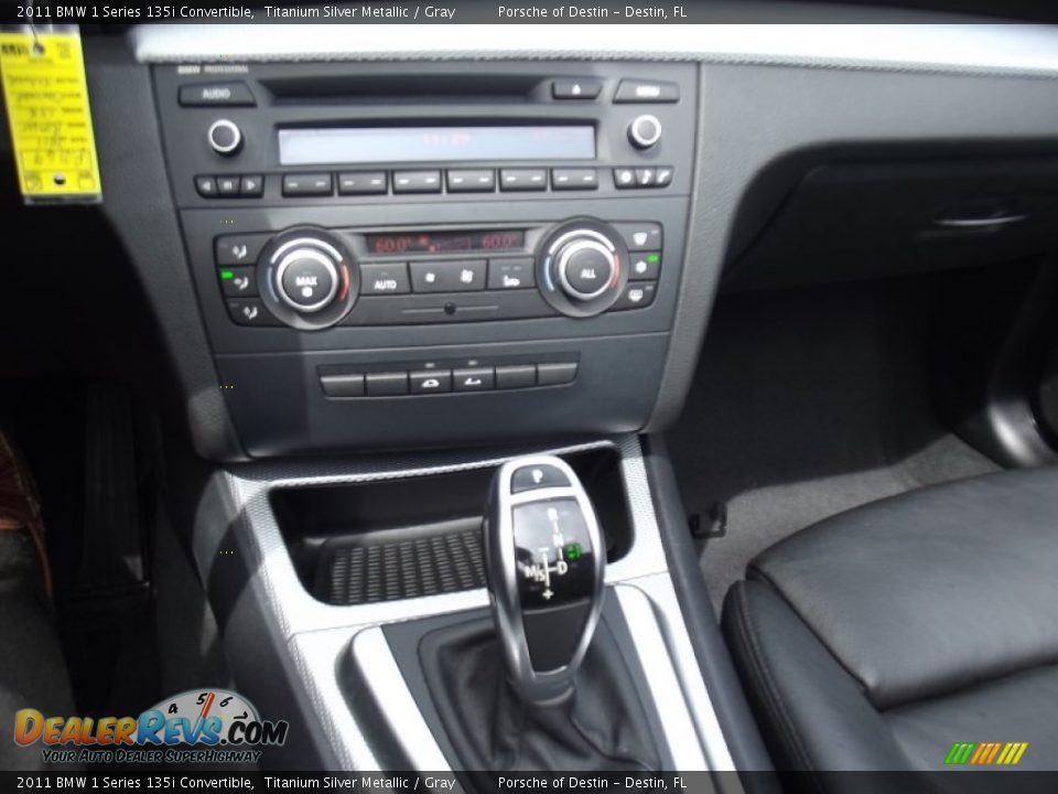 2011 BMW 1 Series 135i Convertible Titanium Silver Metallic / Gray Photo #15