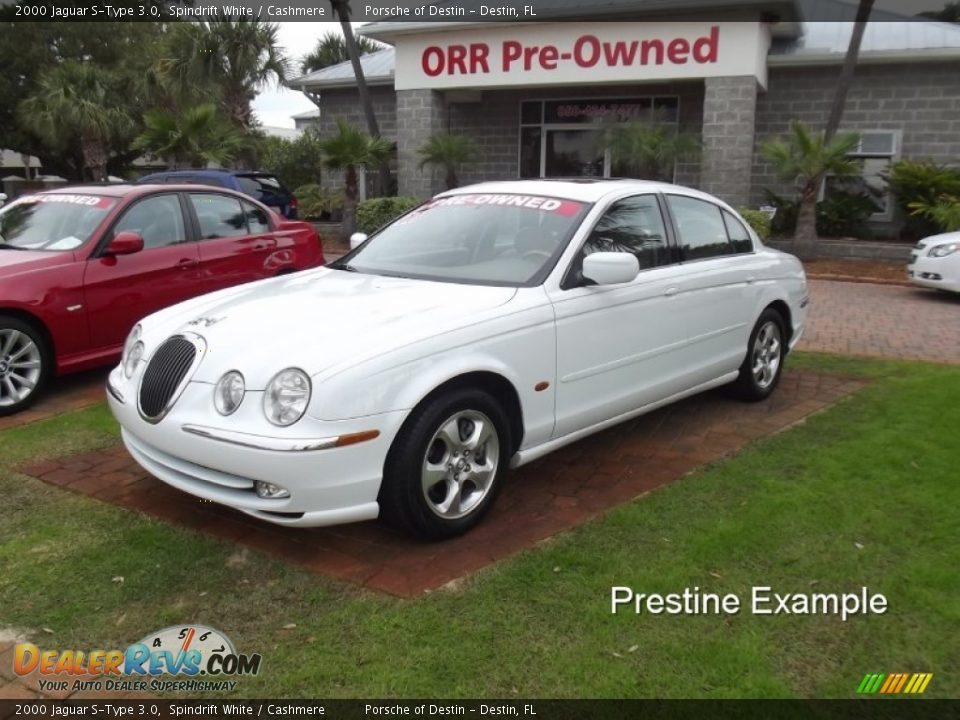 2000 Jaguar S-Type 3.0 Spindrift White / Cashmere Photo #1