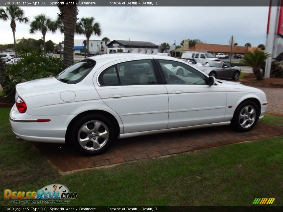 2000 Jaguar S-Type 3.0 Spindrift White / Cashmere Photo #6