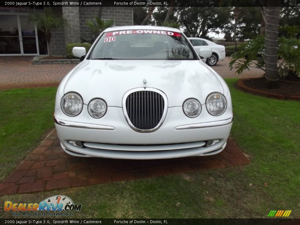 2000 Jaguar S-Type 3.0 Spindrift White / Cashmere Photo #8