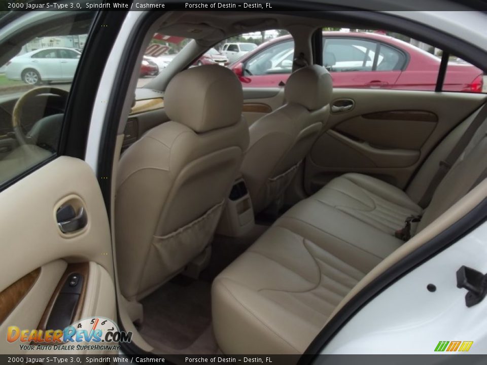 2000 Jaguar S-Type 3.0 Spindrift White / Cashmere Photo #13