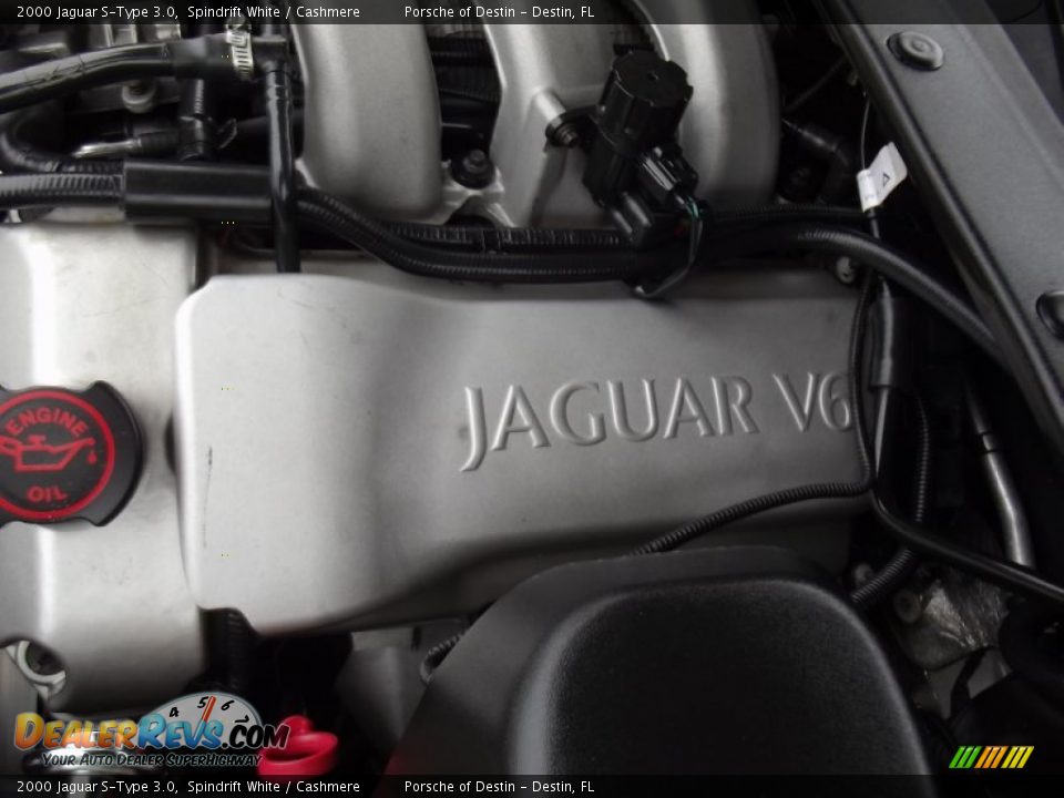 2000 Jaguar S-Type 3.0 Spindrift White / Cashmere Photo #22