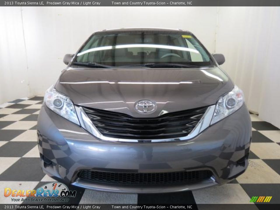 2013 Toyota Sienna LE Predawn Gray Mica / Light Gray Photo #2