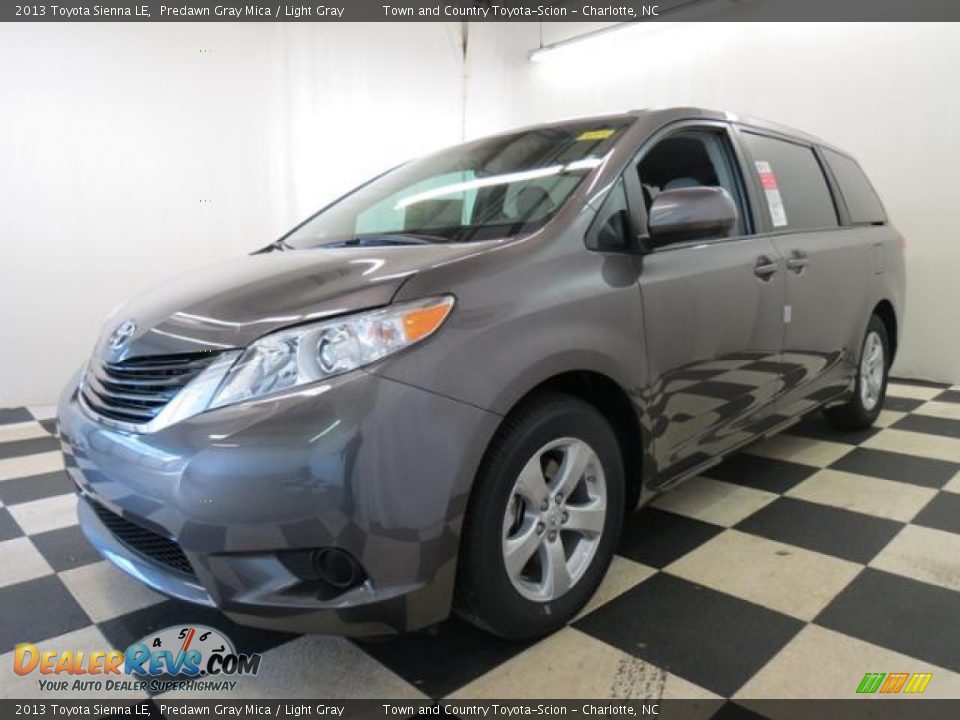 2013 Toyota Sienna LE Predawn Gray Mica / Light Gray Photo #3