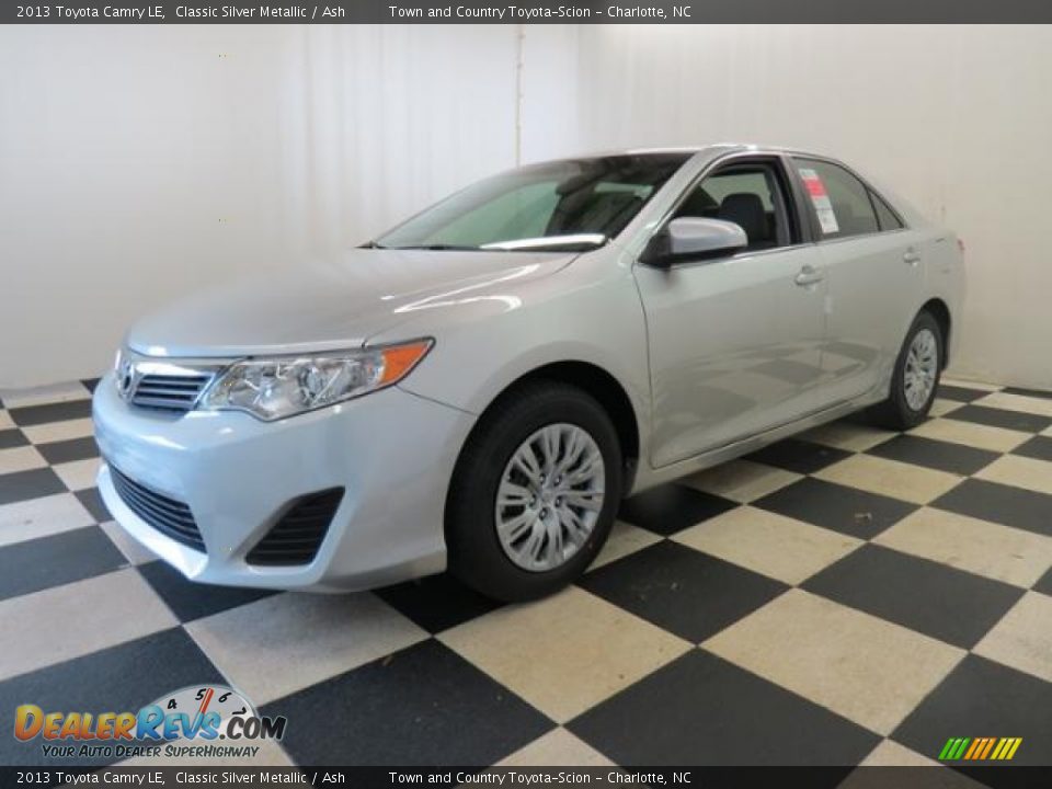 2013 Toyota Camry LE Classic Silver Metallic / Ash Photo #3