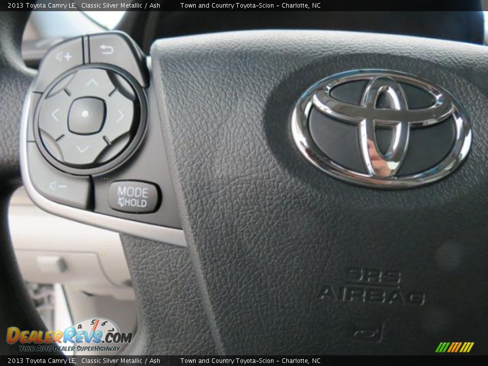 2013 Toyota Camry LE Classic Silver Metallic / Ash Photo #14