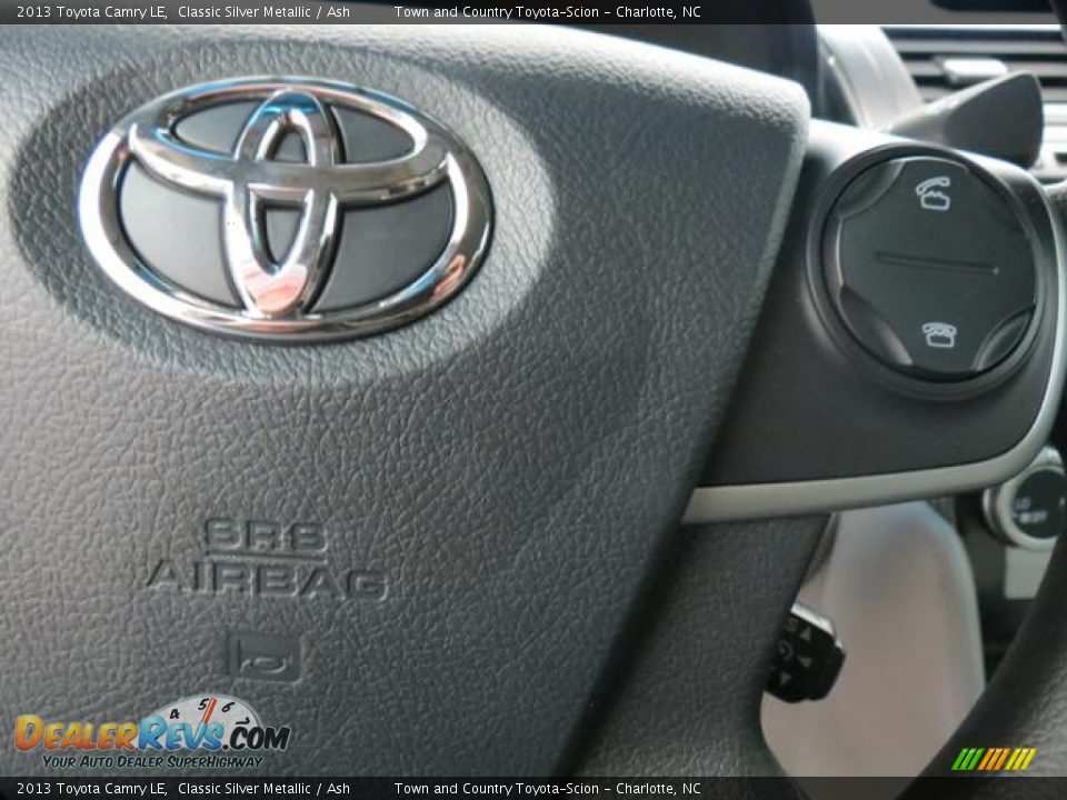 2013 Toyota Camry LE Classic Silver Metallic / Ash Photo #15