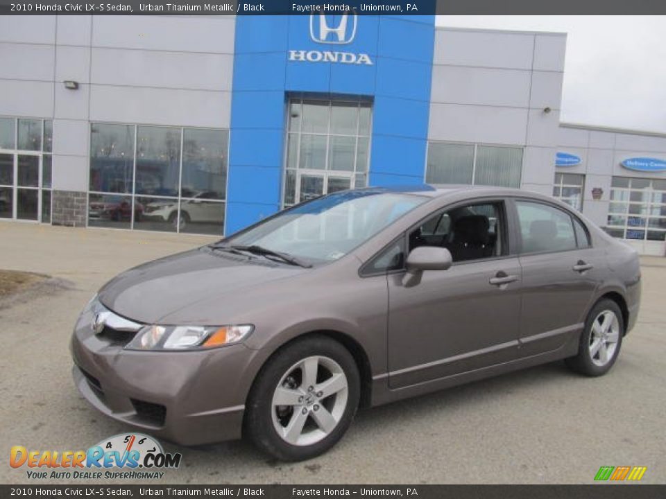 2010 Honda Civic LX-S Sedan Urban Titanium Metallic / Black Photo #1