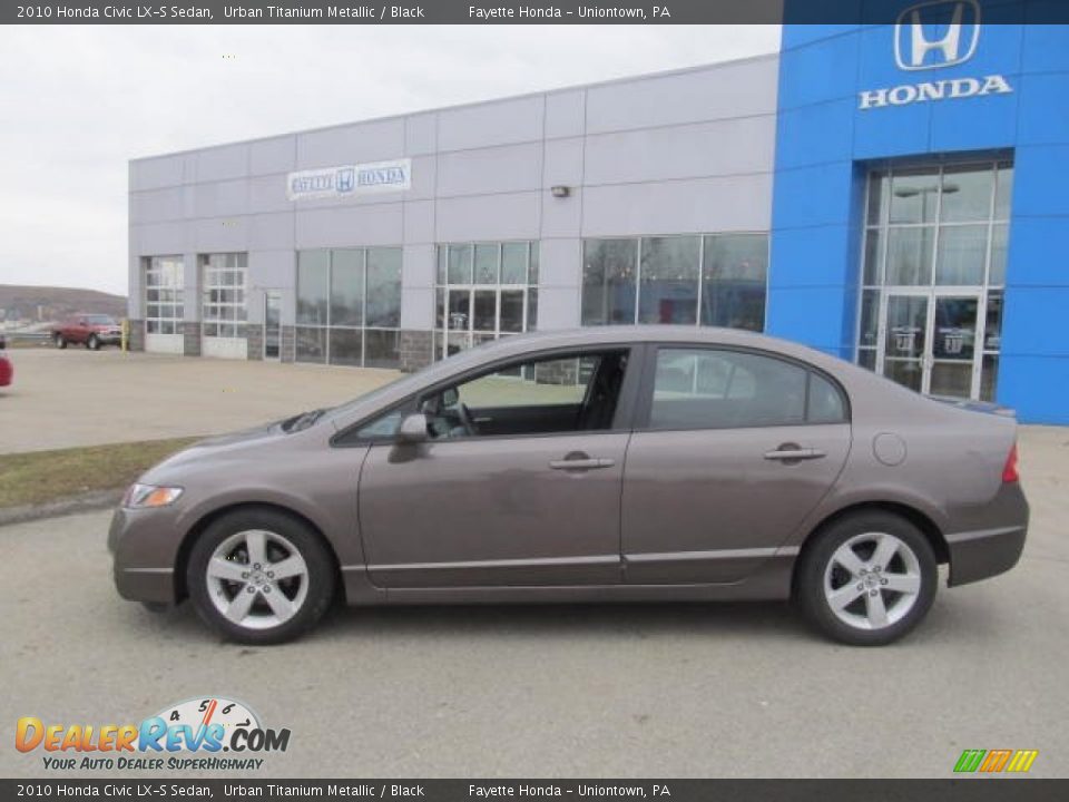 2010 Honda Civic LX-S Sedan Urban Titanium Metallic / Black Photo #2