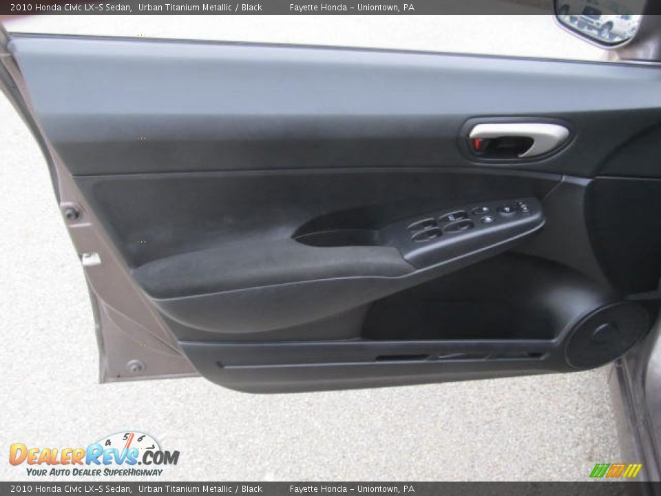 2010 Honda Civic LX-S Sedan Urban Titanium Metallic / Black Photo #6