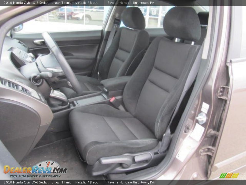2010 Honda Civic LX-S Sedan Urban Titanium Metallic / Black Photo #7