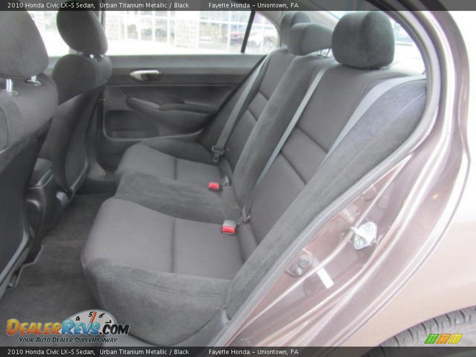 2010 Honda Civic LX-S Sedan Urban Titanium Metallic / Black Photo #8