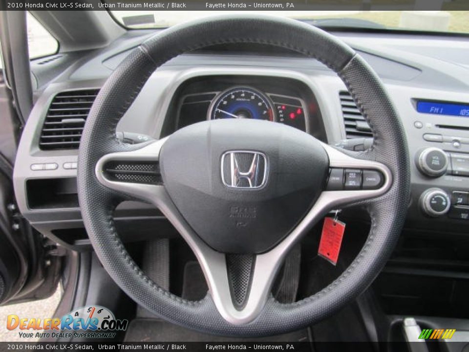 2010 Honda Civic LX-S Sedan Urban Titanium Metallic / Black Photo #10