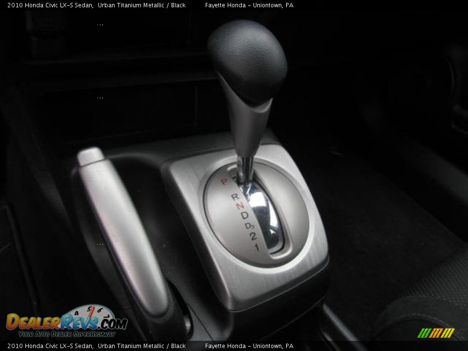 2010 Honda Civic LX-S Sedan Urban Titanium Metallic / Black Photo #12