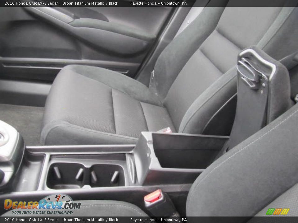 2010 Honda Civic LX-S Sedan Urban Titanium Metallic / Black Photo #13