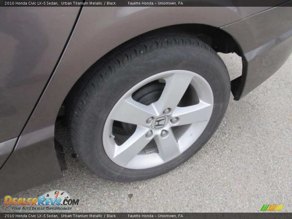 2010 Honda Civic LX-S Sedan Urban Titanium Metallic / Black Photo #14