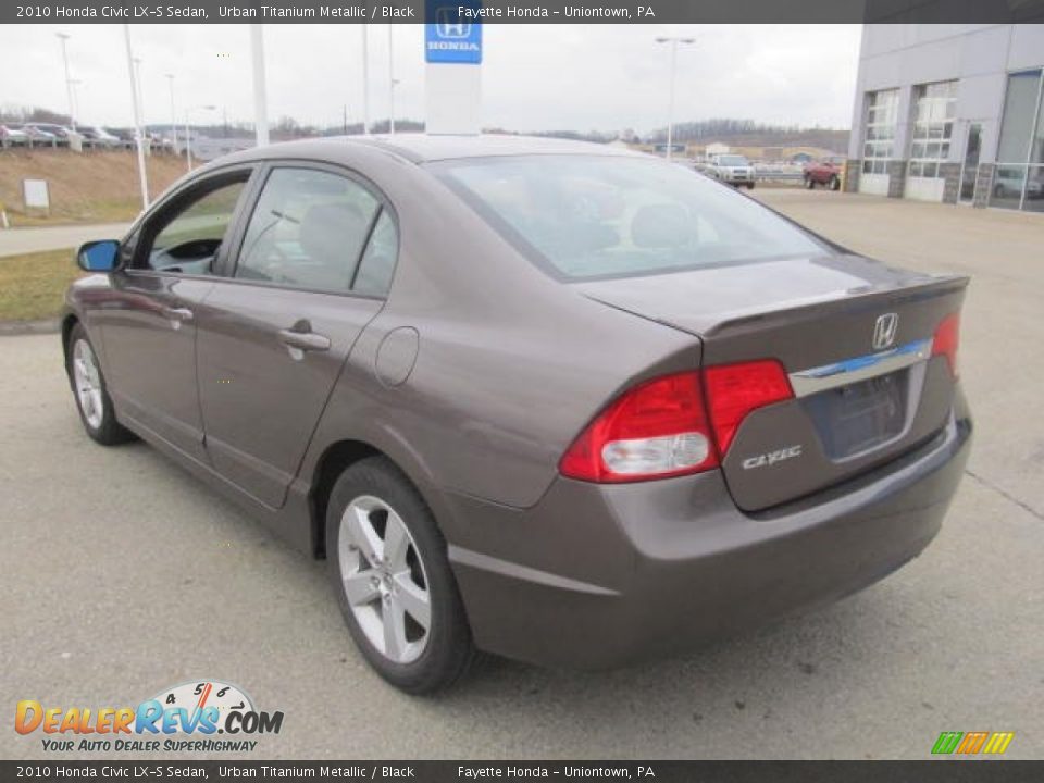 2010 Honda Civic LX-S Sedan Urban Titanium Metallic / Black Photo #15