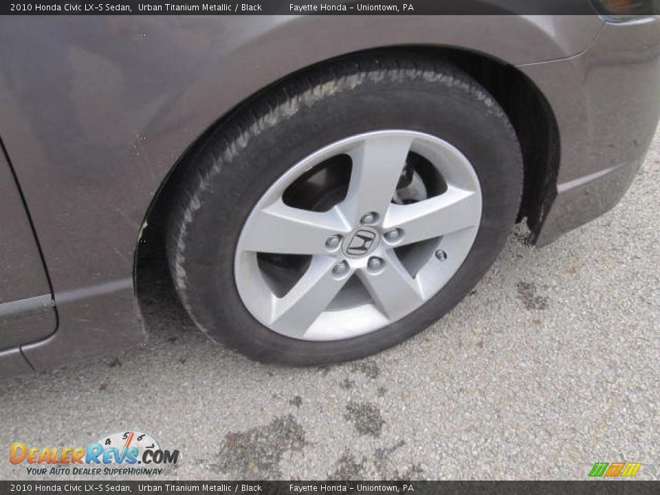 2010 Honda Civic LX-S Sedan Urban Titanium Metallic / Black Photo #17