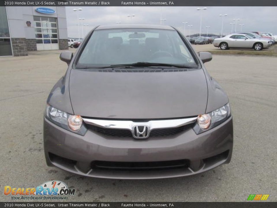 2010 Honda Civic LX-S Sedan Urban Titanium Metallic / Black Photo #18