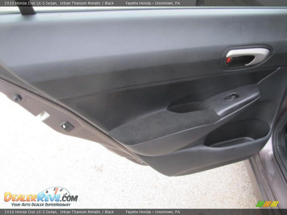 2010 Honda Civic LX-S Sedan Urban Titanium Metallic / Black Photo #19