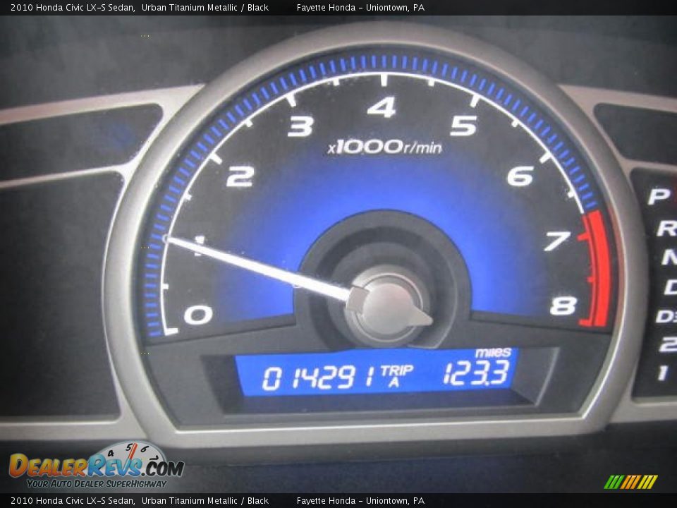 2010 Honda Civic LX-S Sedan Urban Titanium Metallic / Black Photo #20