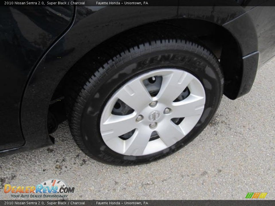 2010 Nissan Sentra 2.0 Super Black / Charcoal Photo #14