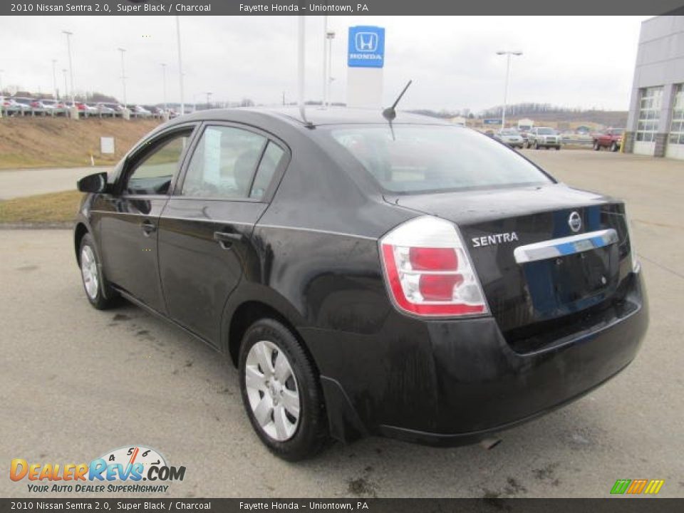 2010 Nissan Sentra 2.0 Super Black / Charcoal Photo #15