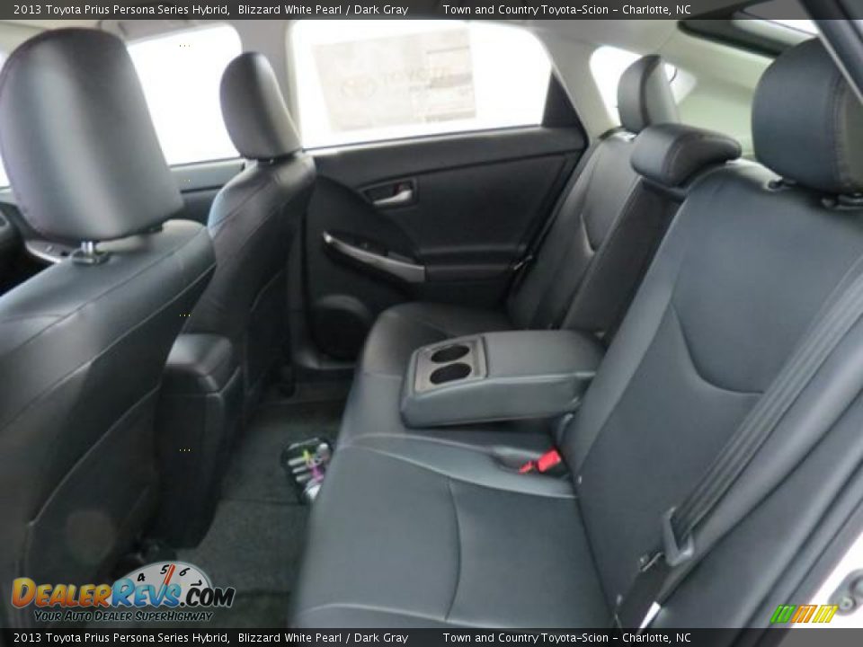 Rear Seat of 2013 Toyota Prius Persona Series Hybrid Photo #6