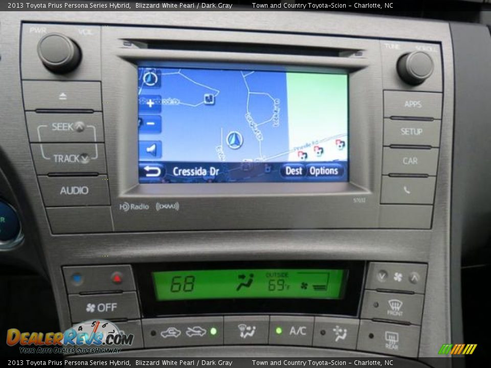 Navigation of 2013 Toyota Prius Persona Series Hybrid Photo #12