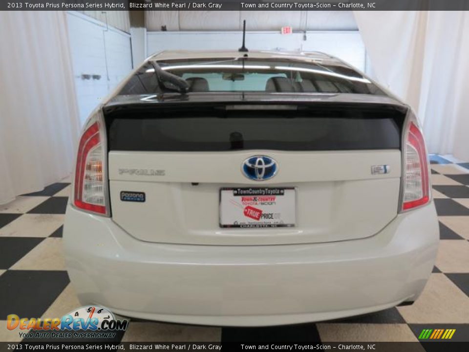 2013 Toyota Prius Persona Series Hybrid Blizzard White Pearl / Dark Gray Photo #18