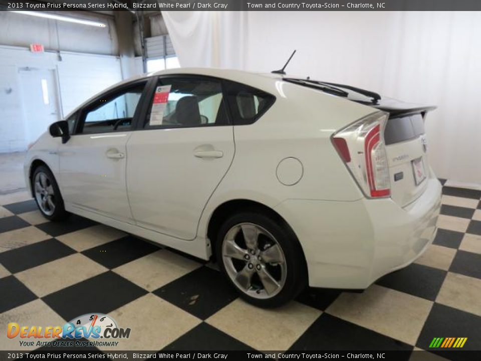 2013 Toyota Prius Persona Series Hybrid Blizzard White Pearl / Dark Gray Photo #19
