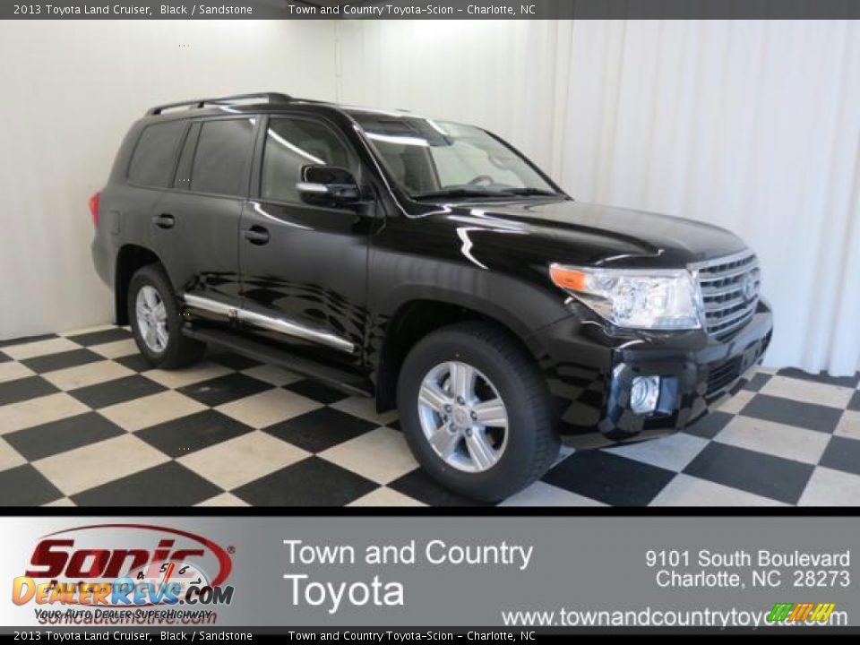 2013 Toyota Land Cruiser Black / Sandstone Photo #1