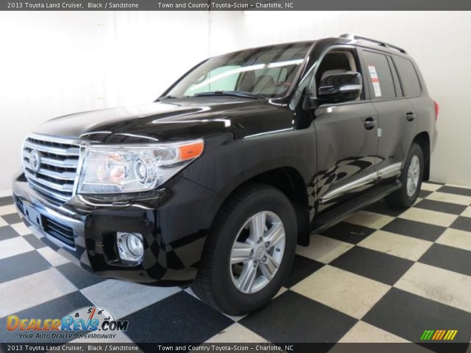 2013 Toyota Land Cruiser Black / Sandstone Photo #3