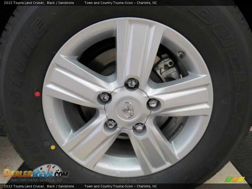 2013 Toyota Land Cruiser Black / Sandstone Photo #4