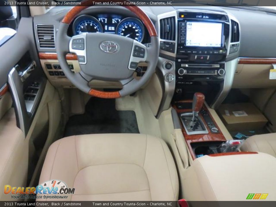 2013 Toyota Land Cruiser Black / Sandstone Photo #5