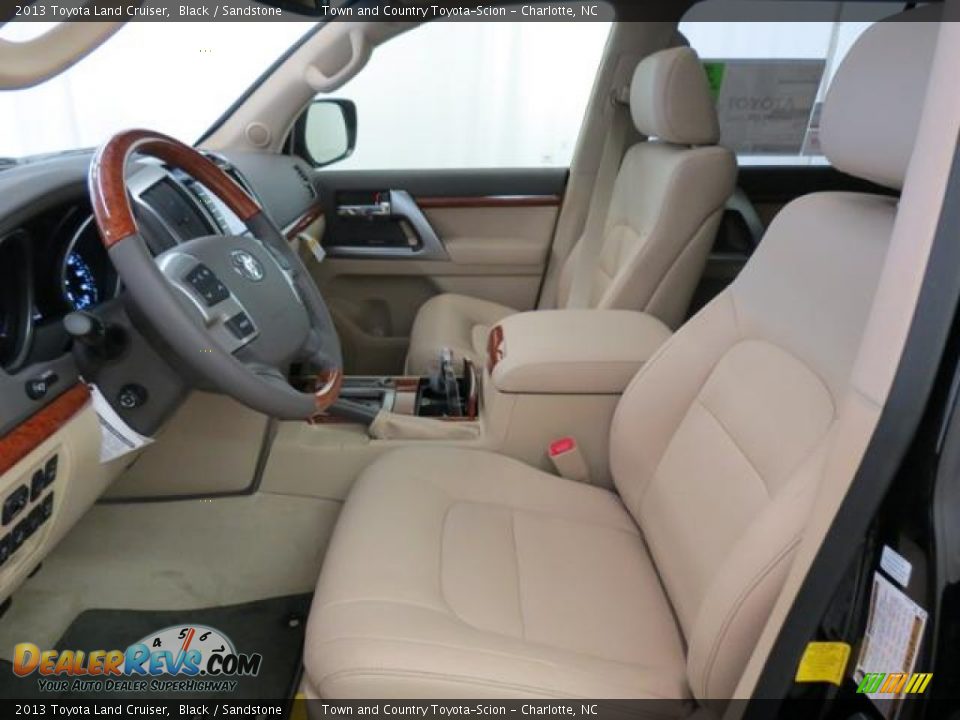 2013 Toyota Land Cruiser Black / Sandstone Photo #8
