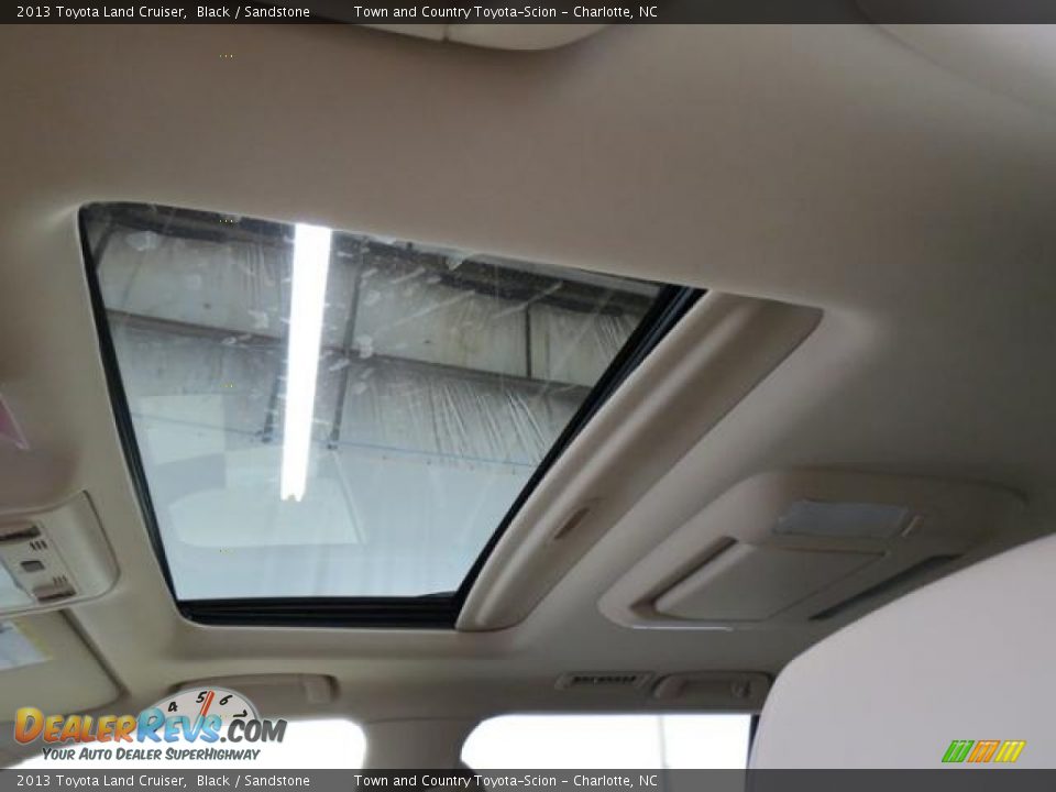 2013 Toyota Land Cruiser Black / Sandstone Photo #11