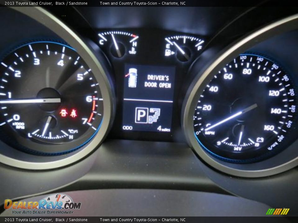 2013 Toyota Land Cruiser Black / Sandstone Photo #12