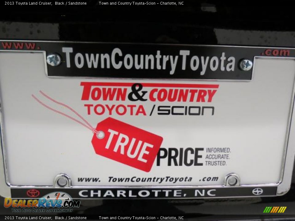 2013 Toyota Land Cruiser Black / Sandstone Photo #22