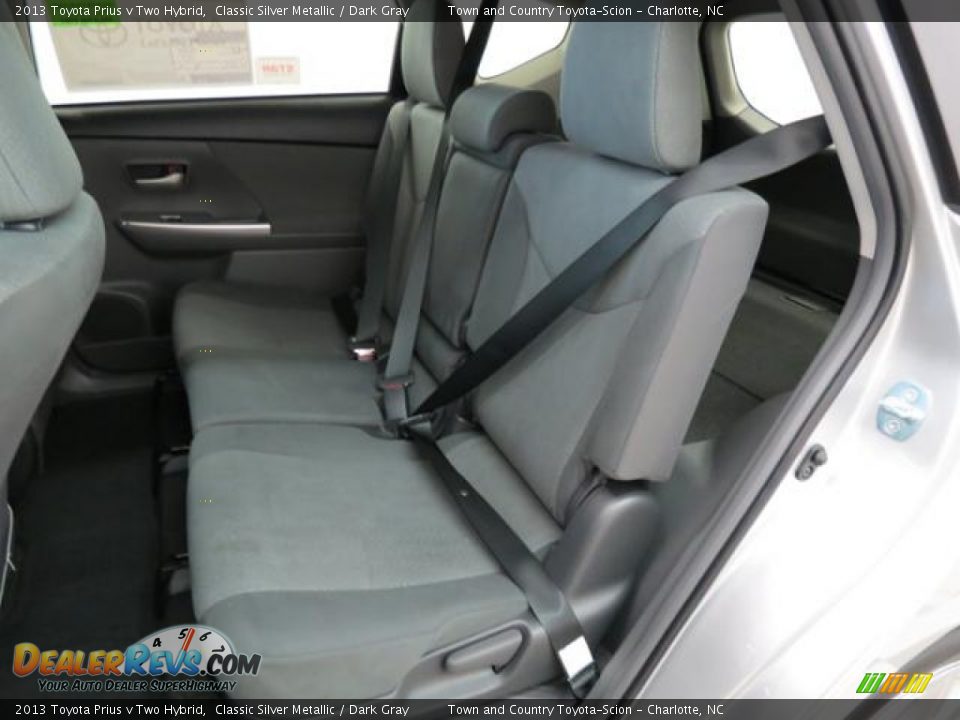 2013 Toyota Prius v Two Hybrid Classic Silver Metallic / Dark Gray Photo #6