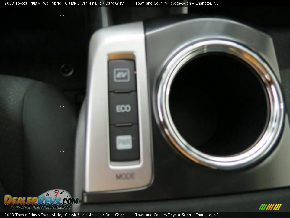 2013 Toyota Prius v Two Hybrid Classic Silver Metallic / Dark Gray Photo #13