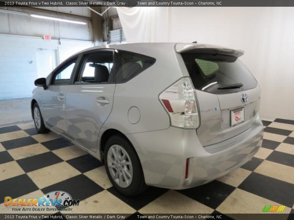 2013 Toyota Prius v Two Hybrid Classic Silver Metallic / Dark Gray Photo #20