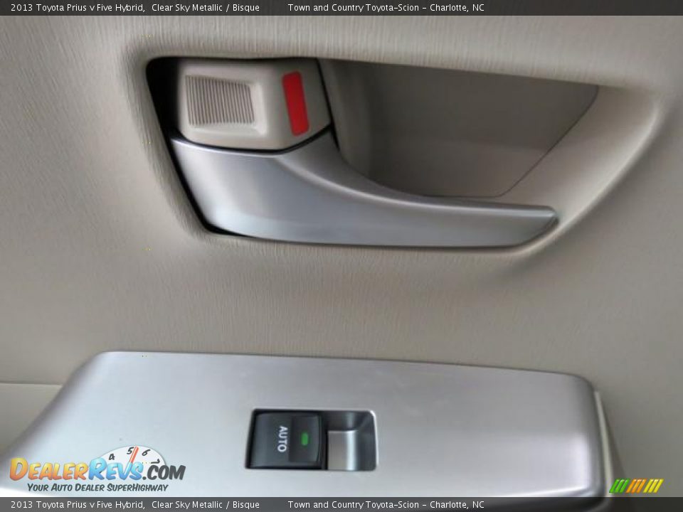 2013 Toyota Prius v Five Hybrid Clear Sky Metallic / Bisque Photo #7