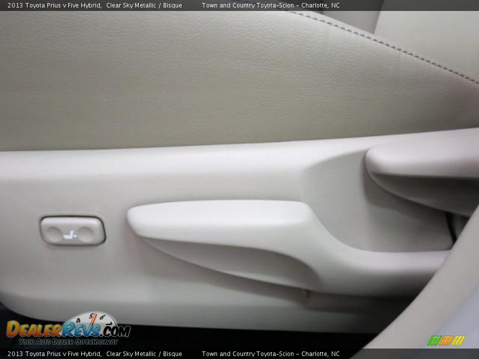 2013 Toyota Prius v Five Hybrid Clear Sky Metallic / Bisque Photo #9
