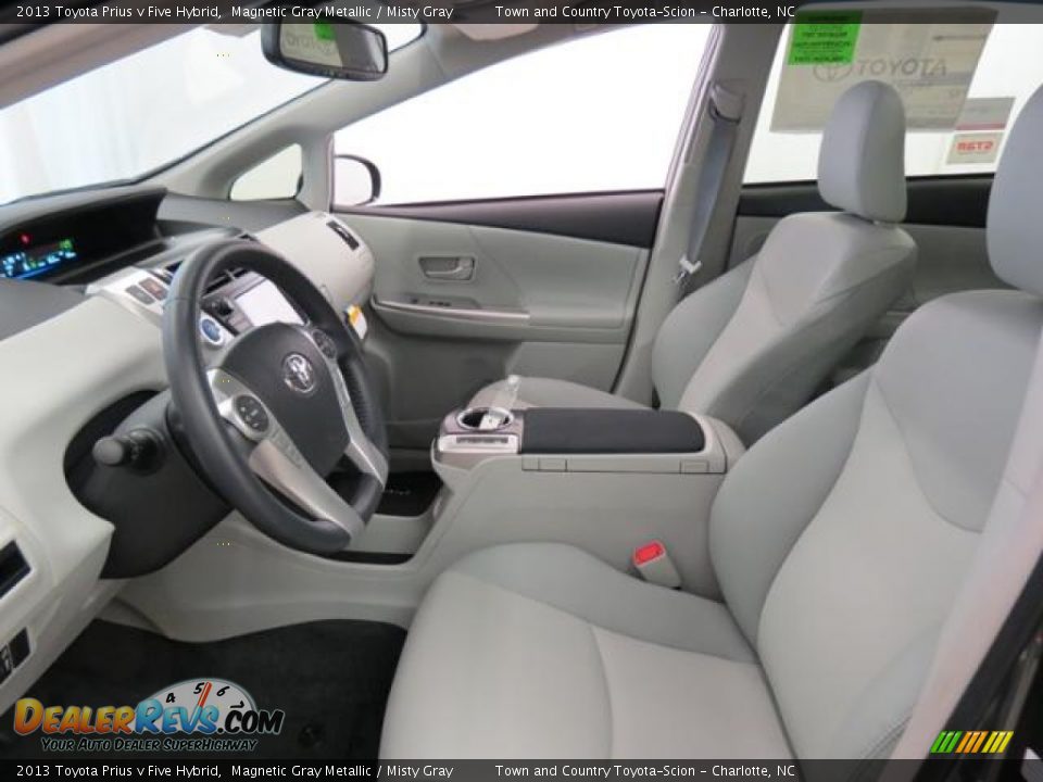 2013 Toyota Prius v Five Hybrid Magnetic Gray Metallic / Misty Gray Photo #8